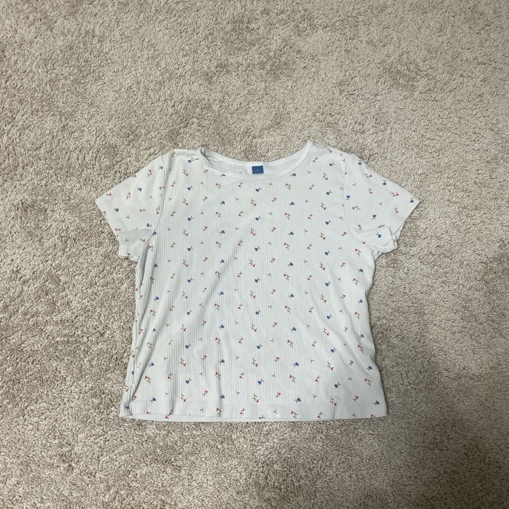 Y2K Floral Top